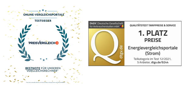 Auszeichnungen PREISVERGLEICH.de